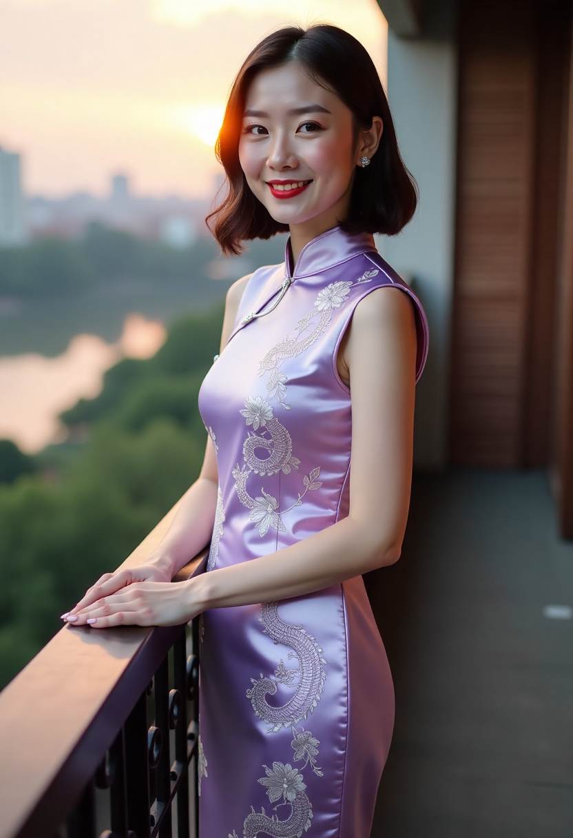 女性侧脸与小马合影的头像选片记录
